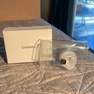 Chanel Clear Makeup or Bum Bag that was a free gift with purchase from Chanel